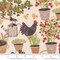 Chicken Garden in Cloud (48430 11) | The Henhouse | Gingiber | Moda